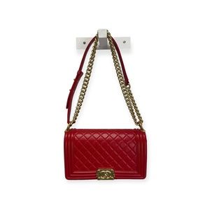 Chanel Boy Bag Quilted Flap Calfskiin/Lambskin Leather